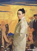 Self-Portrait with Sowing New Seed, Sir William Orpen